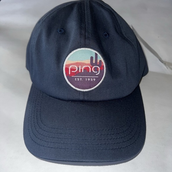 Ping Accessories - PING Ladies Iconic Golf Hat Blue Womens Cap Adjustable Strap Arizona Patch‎ NWT